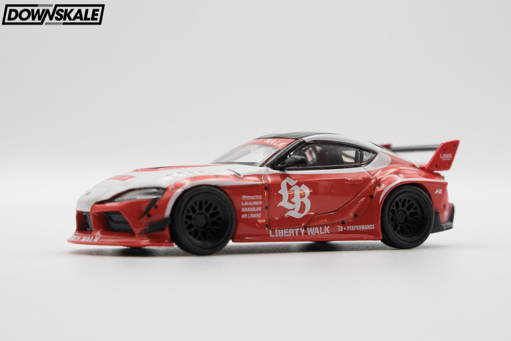 MINI GT Toyota GR Supra LB Works - Red/White – Downskale