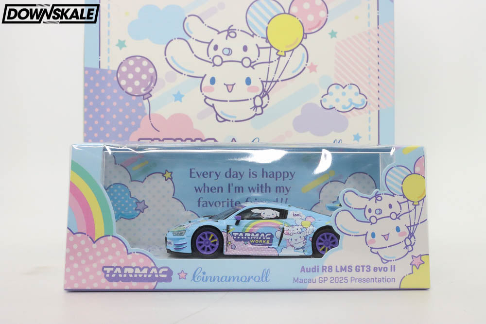 Tarmac Works Audi R8 LMS GT3 EVO II Macau GP 2025 Cinnamoroll with
