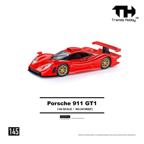 Trends Hobby Porsche 911 GT1 1998 - Red – Downskale