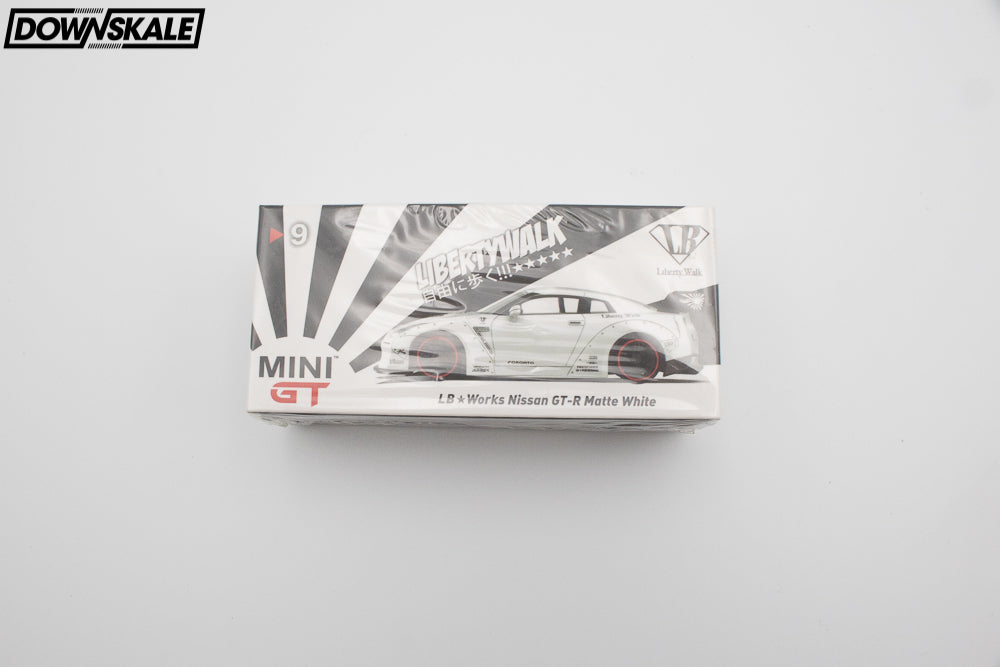 MINI GT Nissan Skyline GT-R R35 LB Works Matte White – Downskale