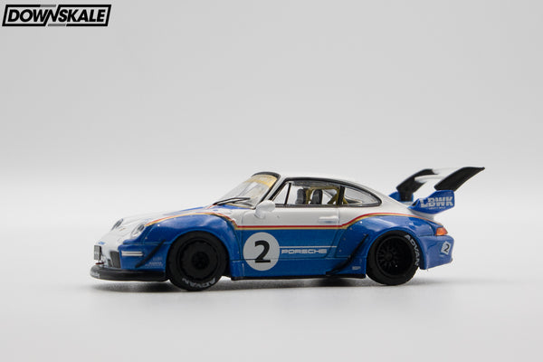 Tarmac Works Porsche RWB 993 Liberty Walk with Shipping Container
