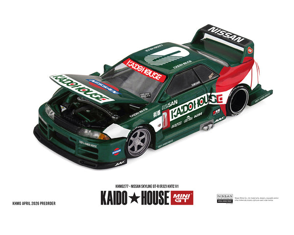 Mini GT - Kaido House x Nissan Skyline GT-R (R32) KHTC V1 - Green