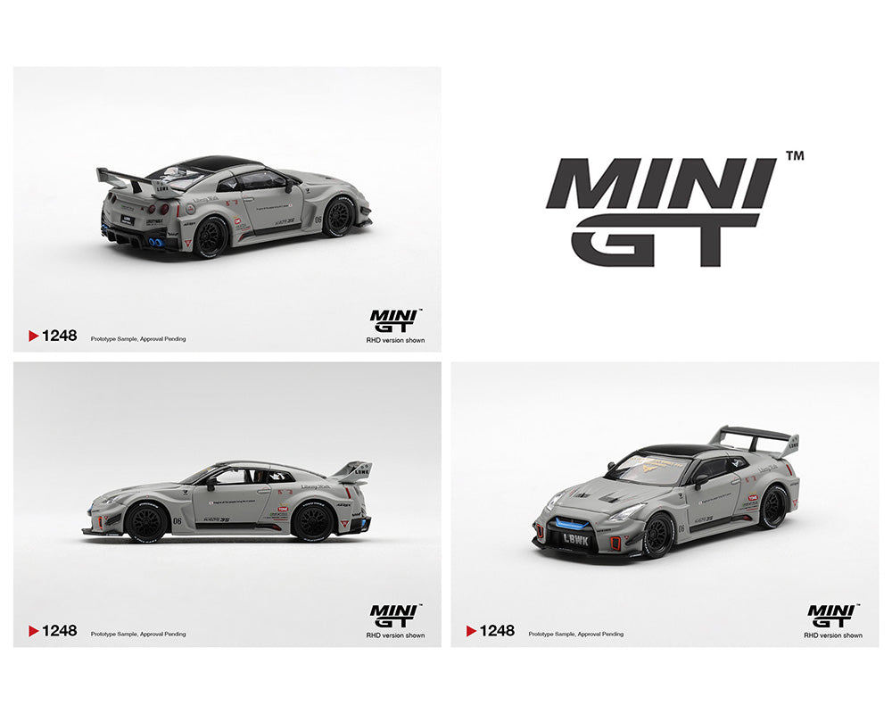 MINI GT NISSAN LB-Silhouette WORKS GT 35GT-RR Ver.1 – Matt Grey