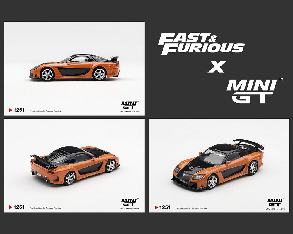 MINI GT Mazda RX-7 VeilSide Fortune “The Fast and the Furious