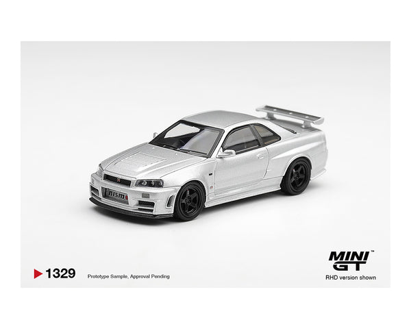 MINI GT Nissan NISMO R34GT-R Z-Tune - Silver – Downskale