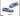 Inno64 Mazda RX-7 FD3S LBWK Super Silhouette Meiji - Blue