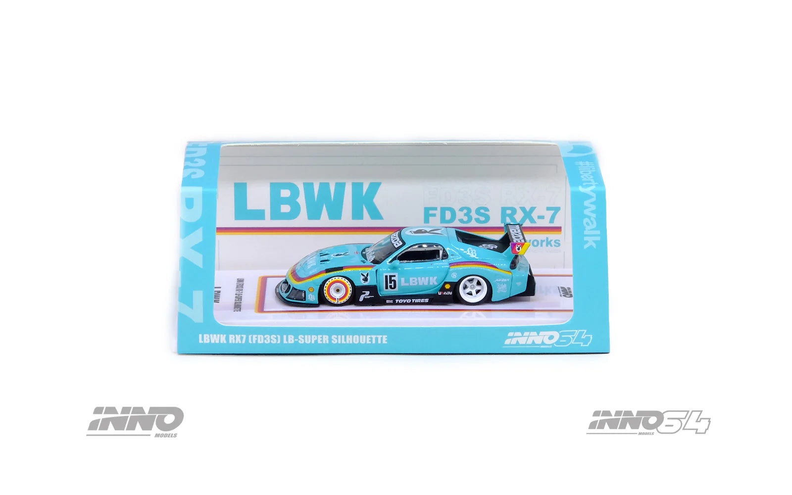 Inno64 LBWK RX-7 FD3S LB-Super Silhouette Blue – Downskale