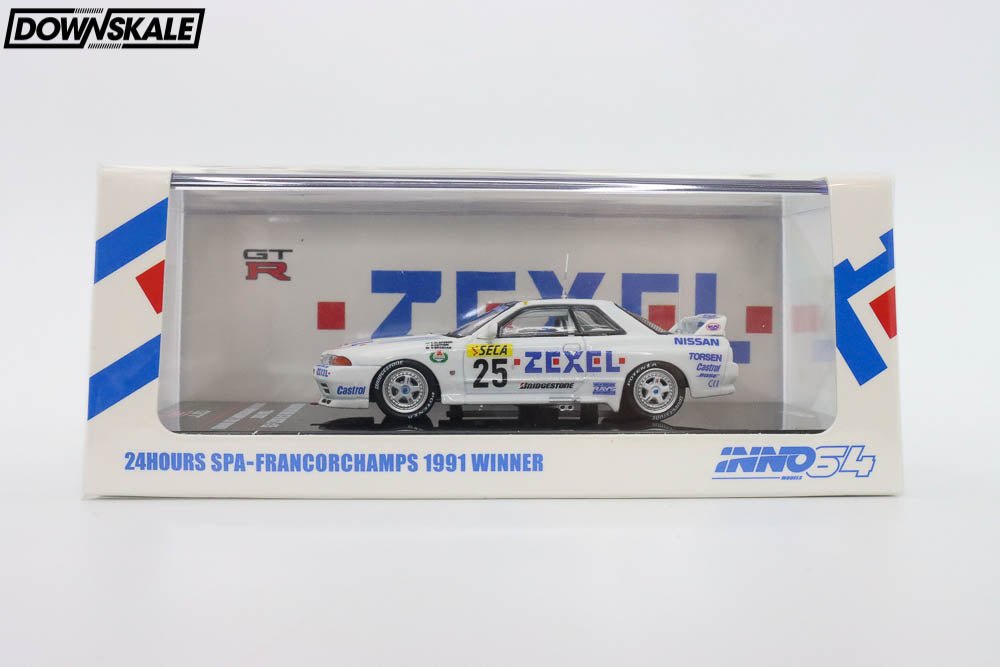 Zexal R32 Inno64 Nissan Skyline GT-R R32 #25 Team Zexel 24hr Spa Francorchamps 1 ...