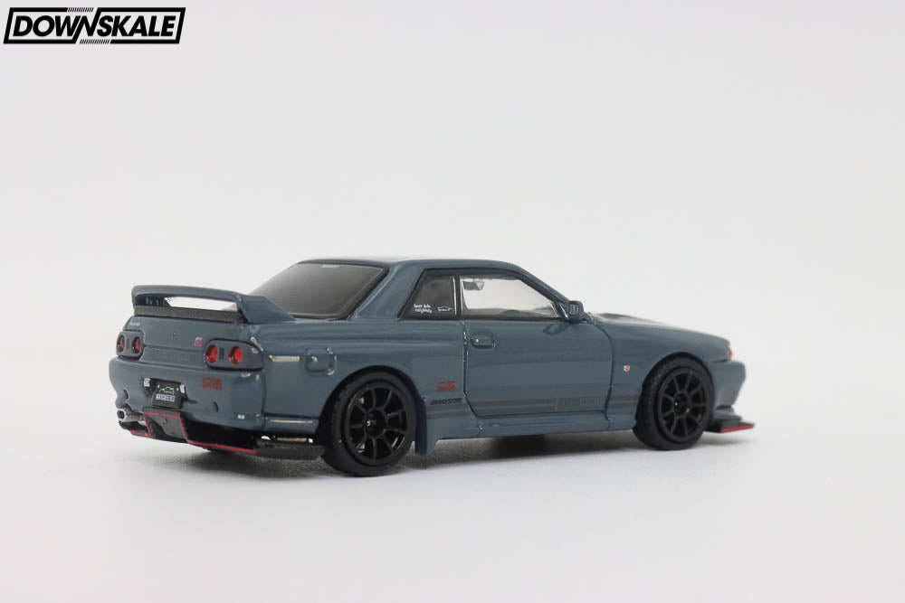 Top Secret R32 Blue Inno64 Nissan Skyline GT-R (R32) TOP SECRET in Stealth Grey – Downskale