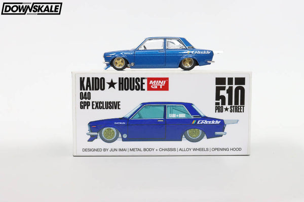 Kaido House Datsun 510 Pro Street Greddy GPP Exclusive Blue