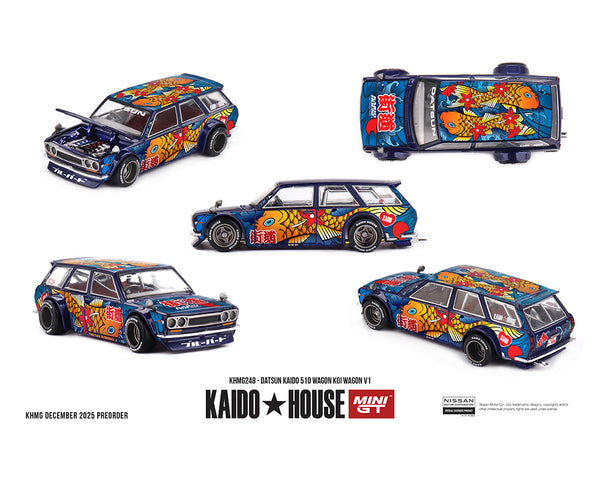 Kaido House Datsun KAIDO 510 Wagon Koi Wagon V1 - Blue – Downskale