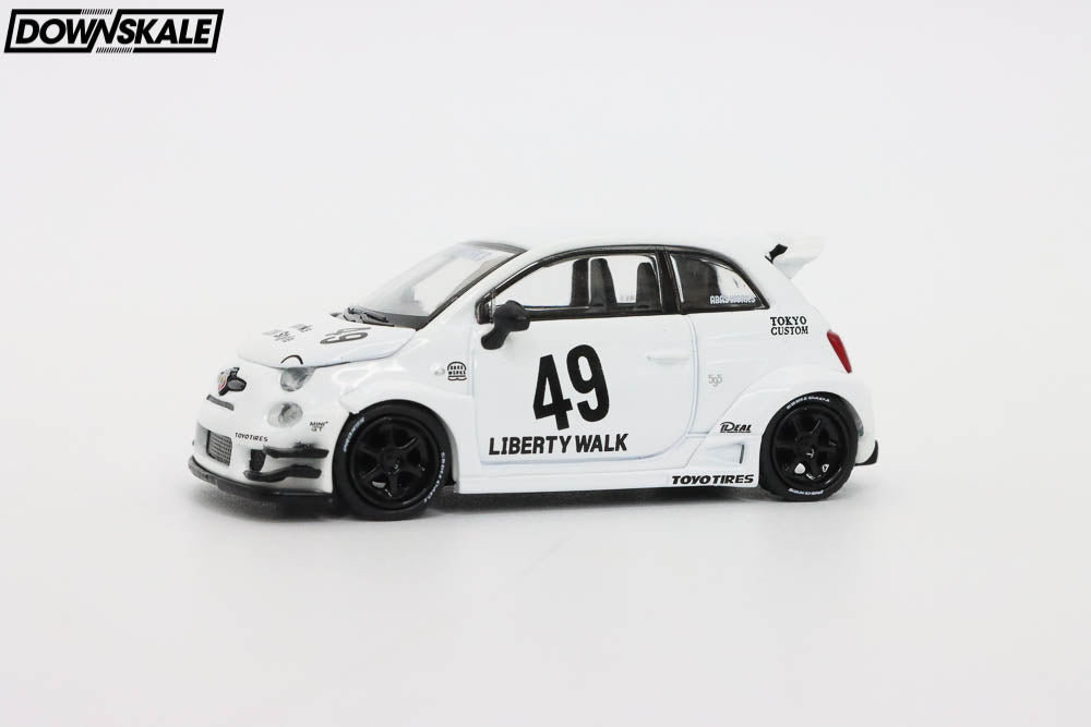 MINI GT LB-WORKS x Abas Works ABARTH 595 Gara White – Downskale