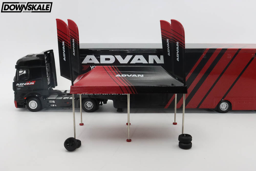 MINI GT Paddock Service Tent Set ADVAN – Downskale