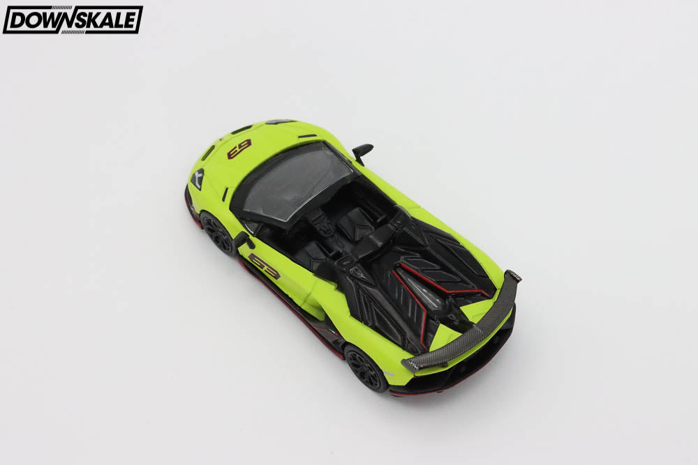 Mini GT Lamborghini Aventador SVJ 63 Blu Aegir MGT00784 1/64