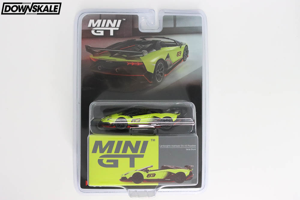 Mini GT Lamborghini Aventador SVJ 63 Blu Aegir MGT00784 1/64