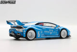 MINI GT LB★WORKS Lamborghini Huracan GT GRAVITY – Blue – Downskale