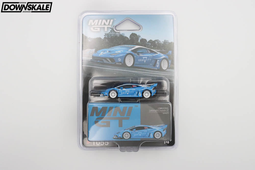 MINI GT LB☆WORKS Lamborghini Huracan GT GRAVITY – Blue – Downskale