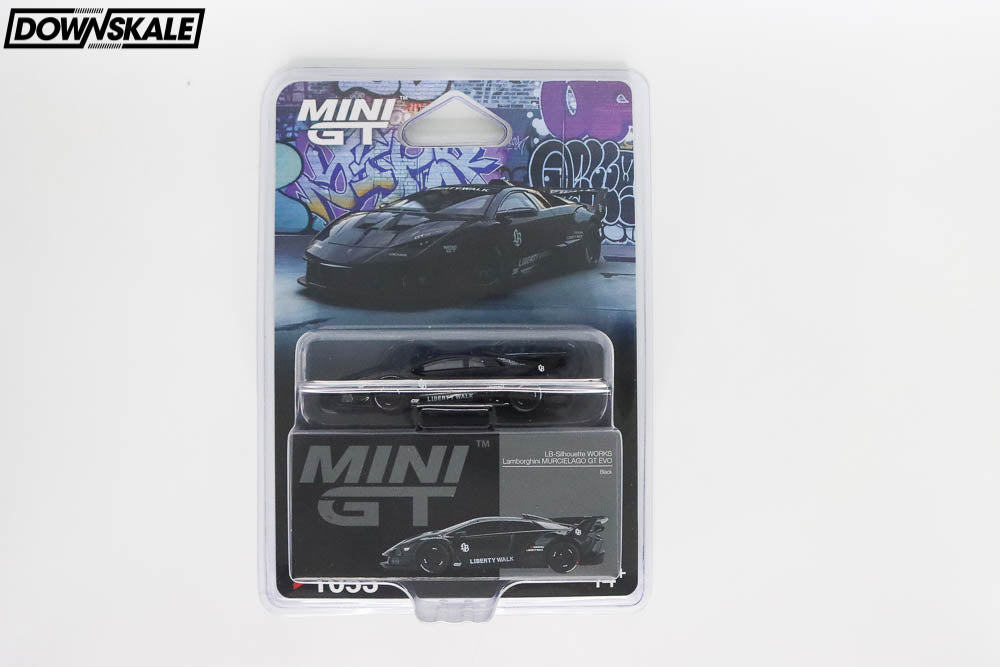 MINI GT Lamborghini LB-Silhouette Works Murcielago GT- Evo Black