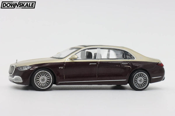 MINI GT Mercedes-Maybach S680 Gold / Dark Red Metallic