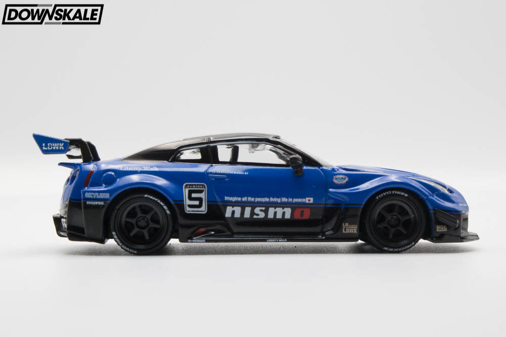 MINI GT Nissan 35GT-RR Ver.2 LB-Silhouette WORKS GT - Blue – Downskale