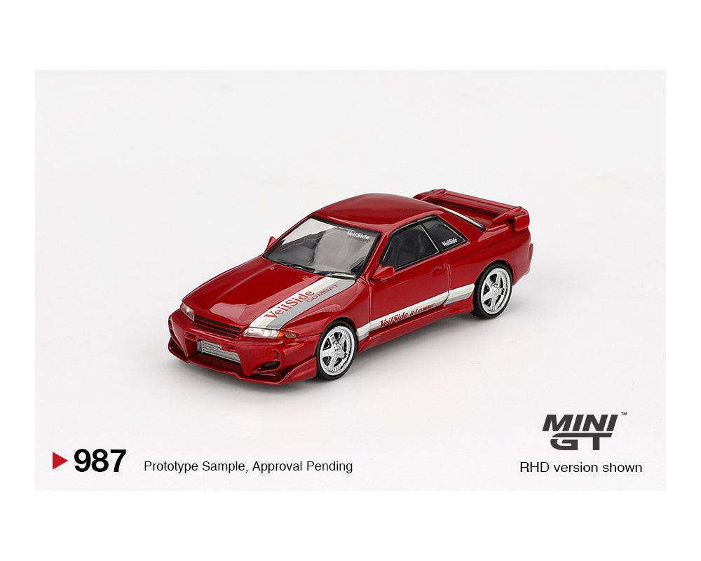 MINI GT Nissan Skyline GT-R (R32) Veilside Combat C-I – Gem Red – Downskale