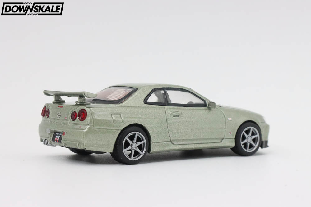 Mini Gt Skyline Gt R R34 MINI GT Nissan Skyline GT-R (R34) V-Spec II Nür - Millenium Jade ...