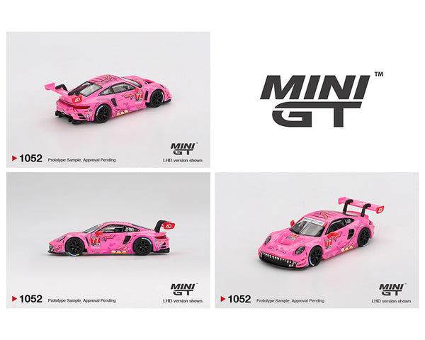 MINI GT Porsche 911 GT3 R #77 AO Racing 2024 IMSA Road America