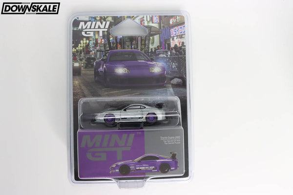 MINI GT Toyota Supra A80 Top Secret GT-300 - Purple - Chase