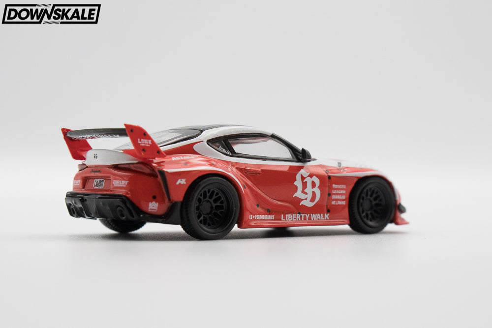 MINI GT Toyota GR Supra LB Works - Red/White – Downskale