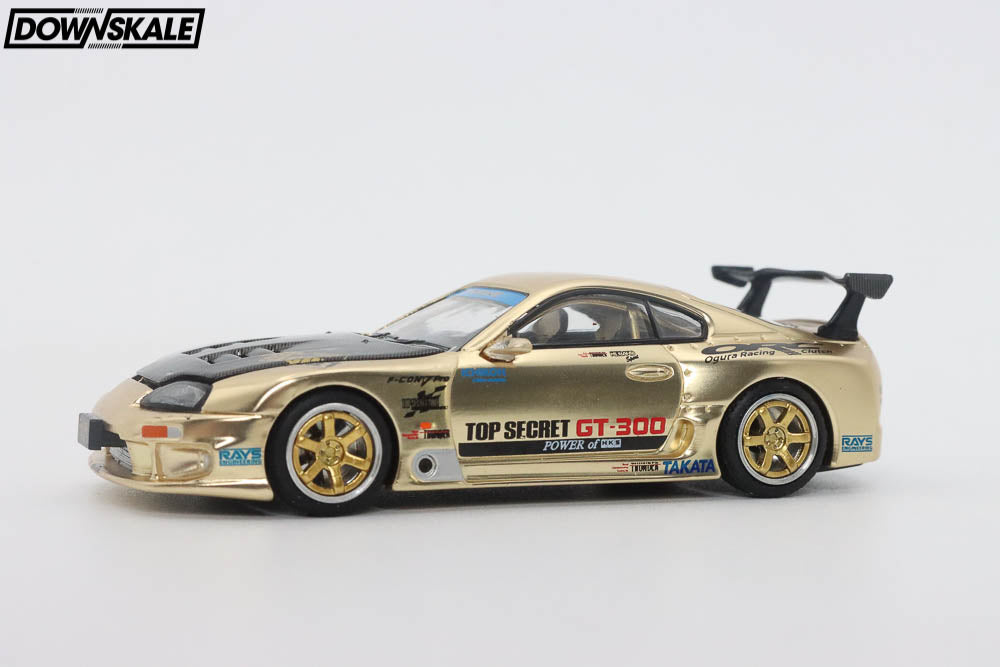 Top Secret Rims Pop Race Toyota Supra Top Secret GT300 Chrome Gold – Downskale