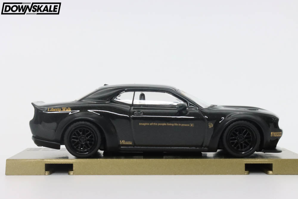 Tarmac Works LB-Works Dodge Challenger SRT Hellcat Black Metallic with ...