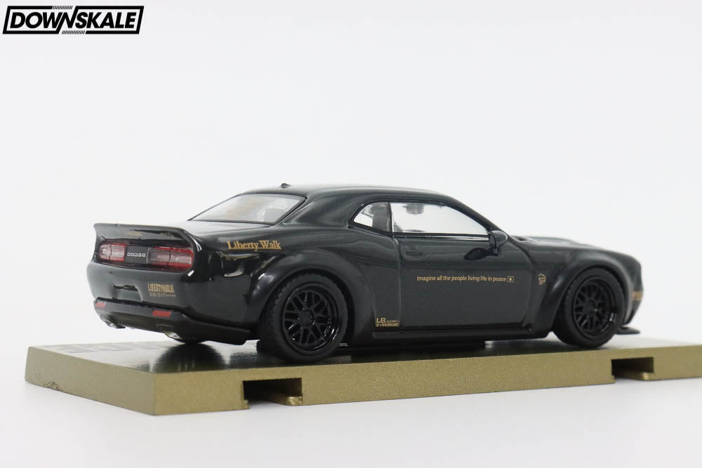 Tarmac Works LB-Works Dodge Challenger SRT Hellcat Black Metallic with ...